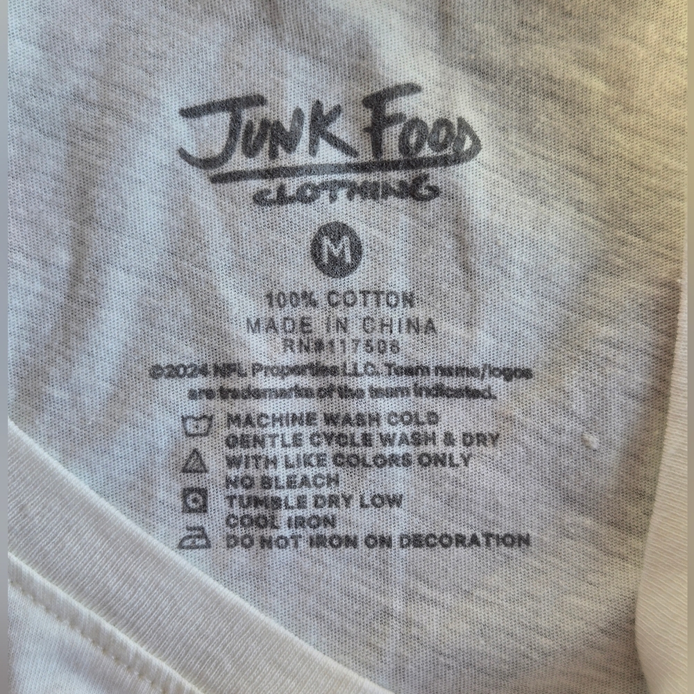 NWT Junk Food Kansas City Chiefs Cropped Long Sleeve Tee - Size M - Picture 6 of 7
